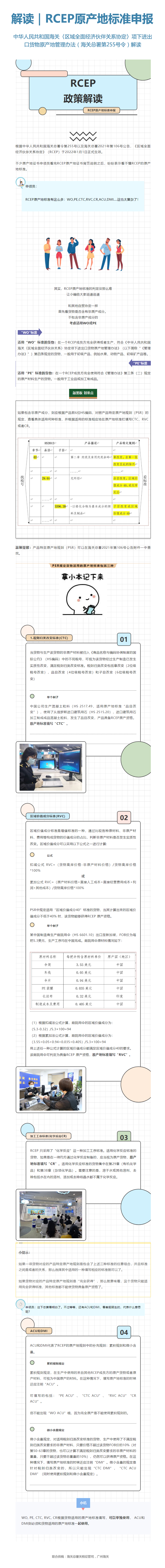 解读｜RCEP原产地标准申报
